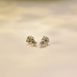 Green Jade Diamond Earrings