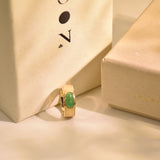 Green Chunky Jade Ring