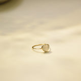 White Heart Jade Ring